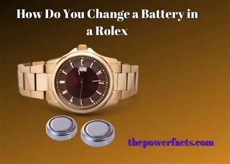 rolex batterie wechsel|does a rolex use battery.